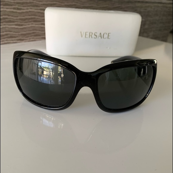 Versace Accessories - 💜⬇️⬇️ VERSACE Black Swarovski Crystal Sunglasses